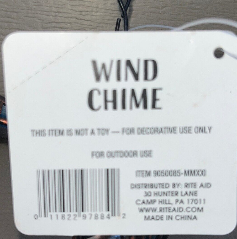 NWT Butterfly Wind Chime