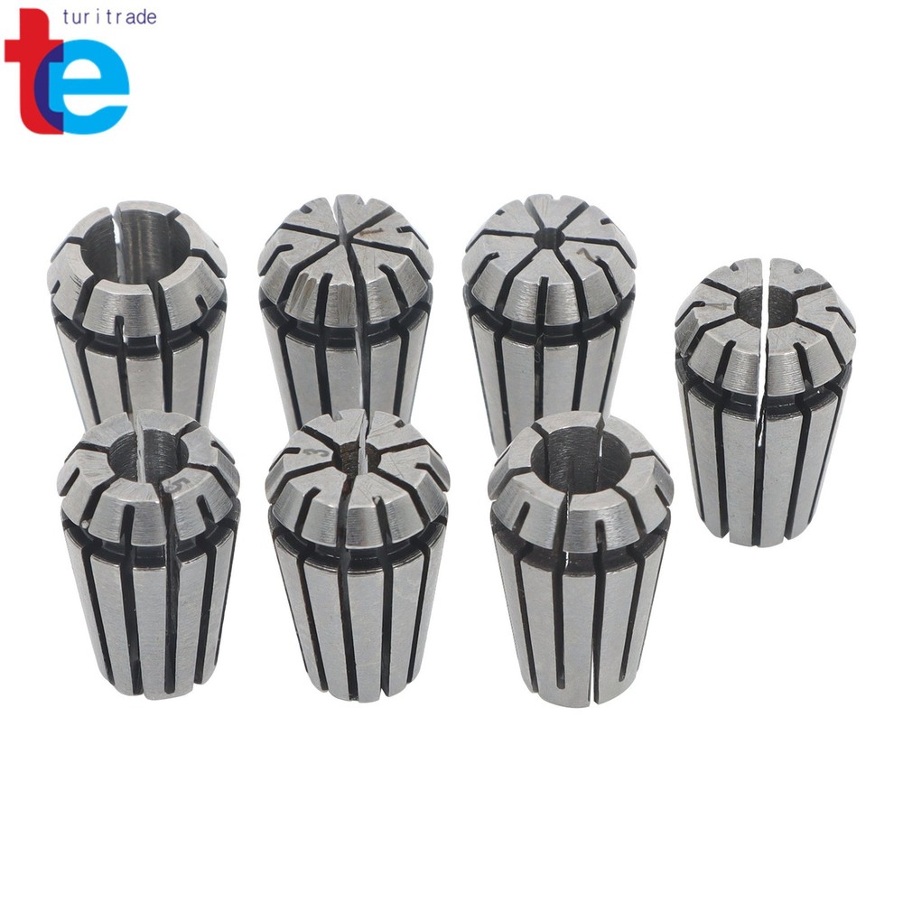 Complete ER11 Spring Collet Collection 1-7mm 7 Pack Machining Set