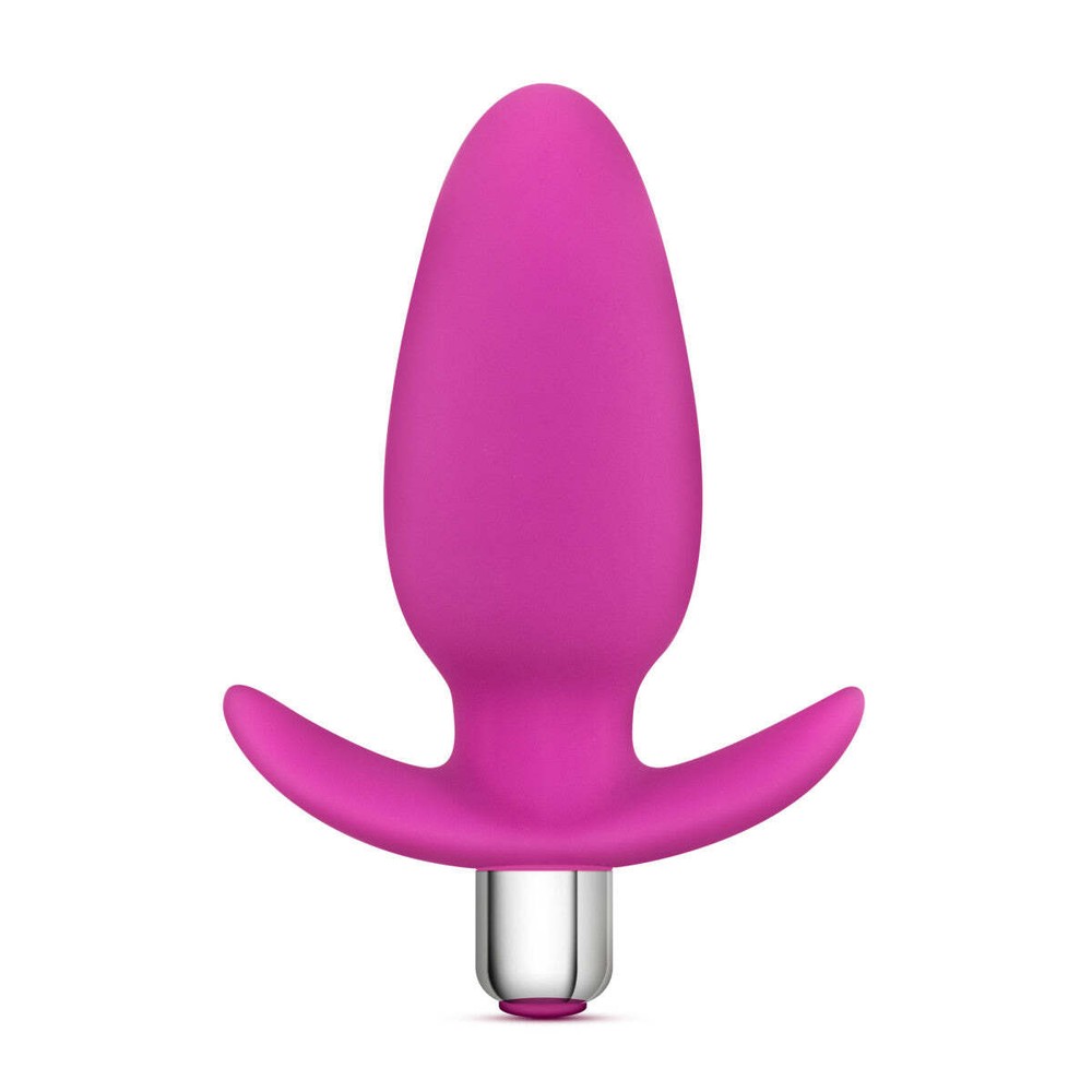 Blush Luxe -Soft Silicone Multi Speed Remote Controlled Vibrating Butt Plug