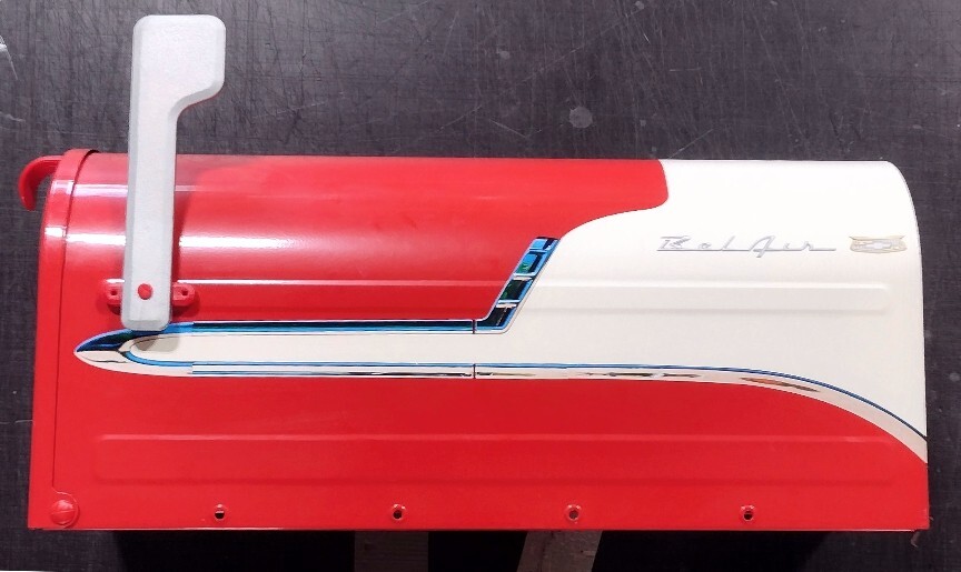 1956 Chevy Bel Air LARGE Mailbox sticker decal graphics