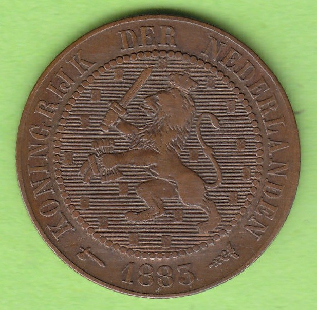 Netherlands 2 1/2 Cent 1883 Very Nice Rare Year nswleipzig