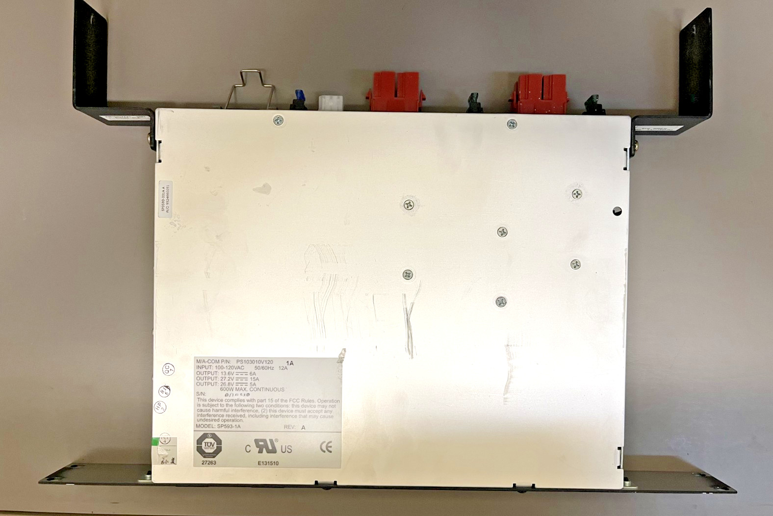 HARRIS Mastr III AC/DC Power Supply for Base Station, SP593-1A PN: PS103010V120