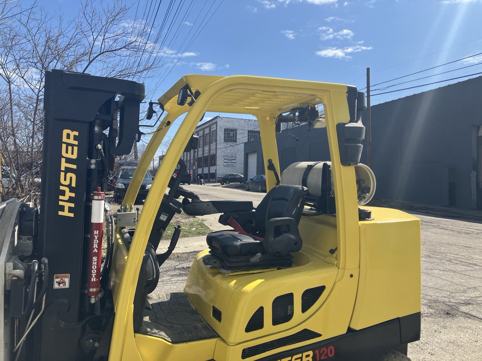 2022 Hyster S120FTPRS 12000lb Used Forklift Triple Mast Paper Roll Clamp