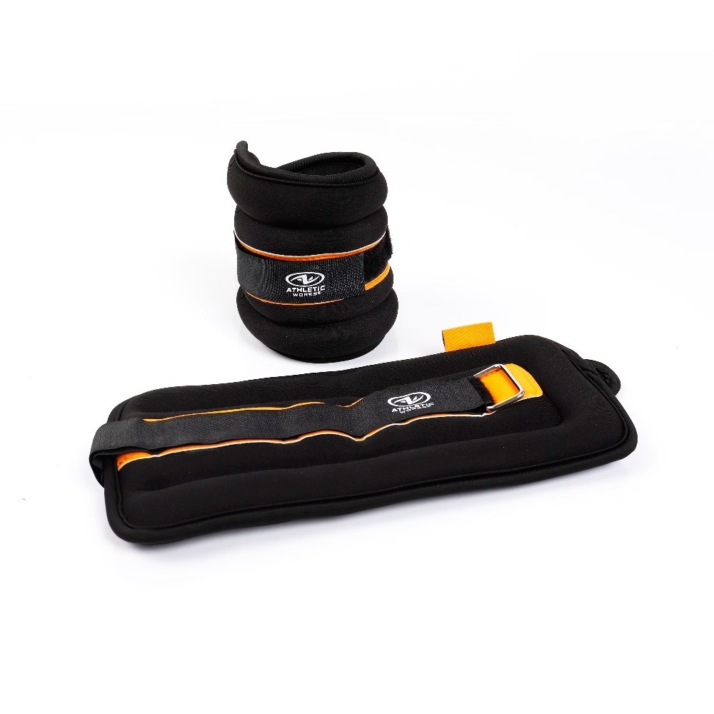 Adjustable Ankle Weights Pair 2.5lb Each Wrist Weights with Secure Straps for