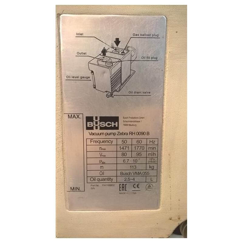 Pumping system Busch Zebra / Panda