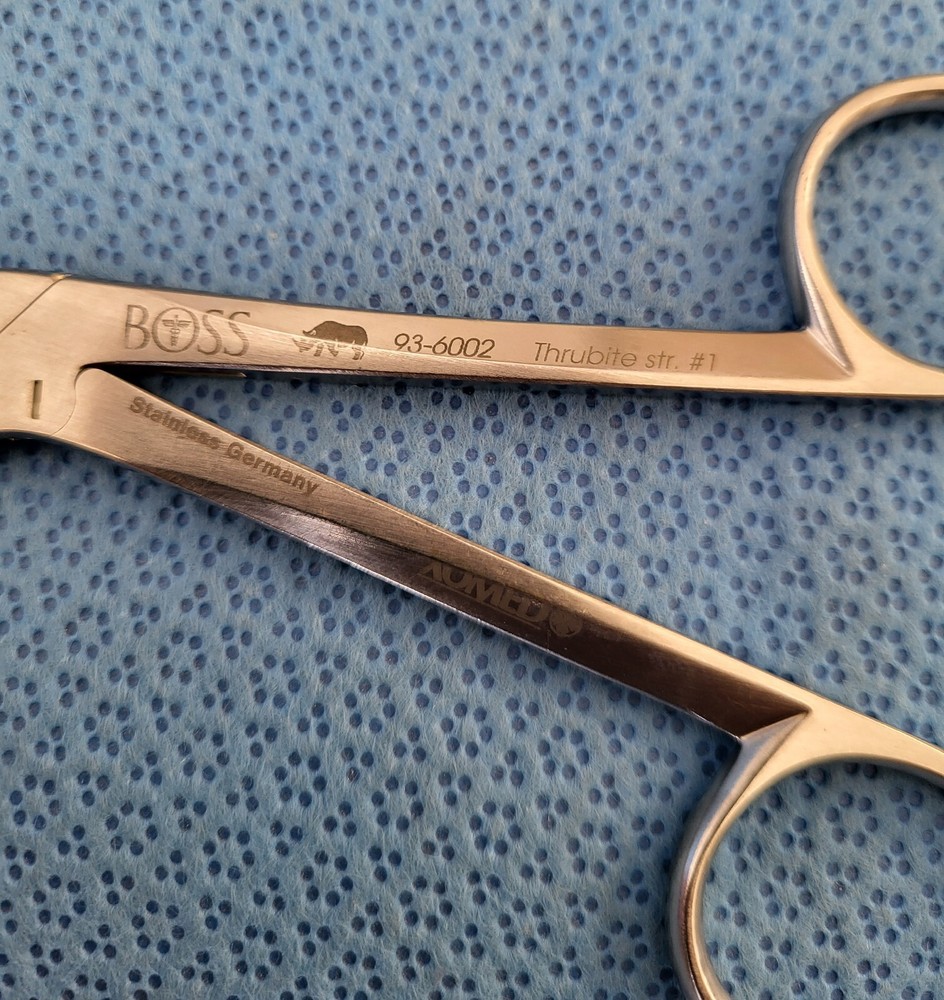 Boss 93-6002 Thru-Bite Blakesley, Straight, #1, 4mm