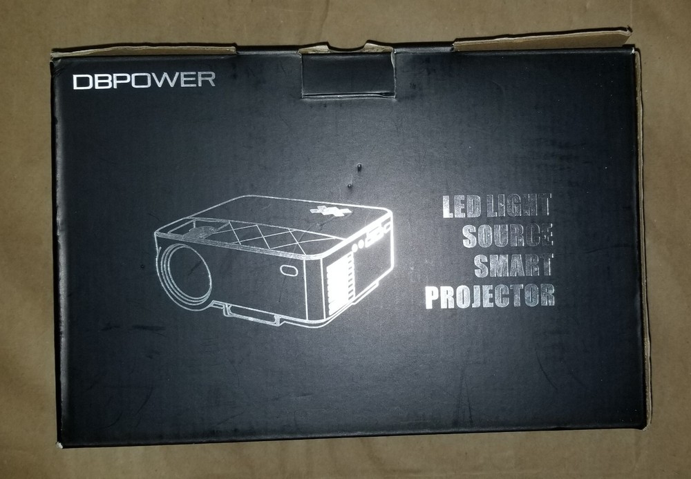 DBPOWER LED Light Source Smart Mini Projector Model T2 SKU: PJ0711 FULLY WORKING