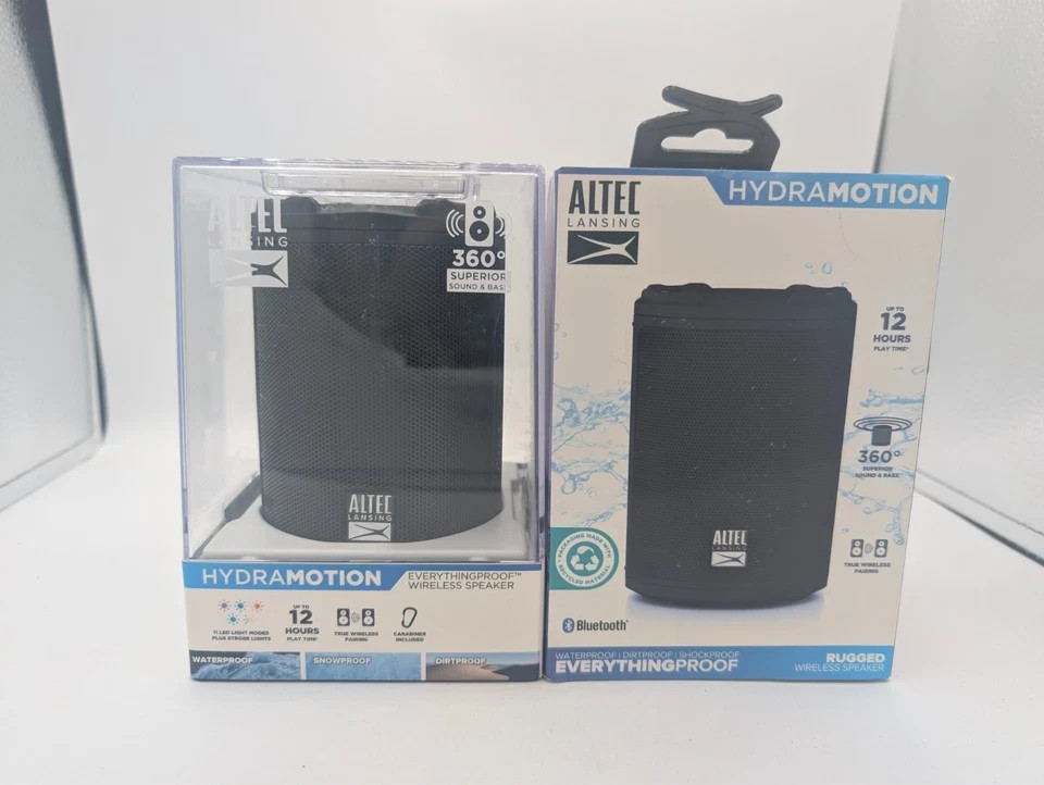 Altec Lansing HydraMotion EverythingProof Wireless Bluetooth Waterproof Speaker