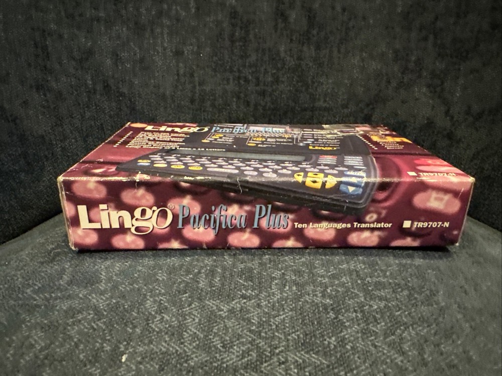 Lingo Pacifica Plus Ten Languages Translator Over 60,000 Words