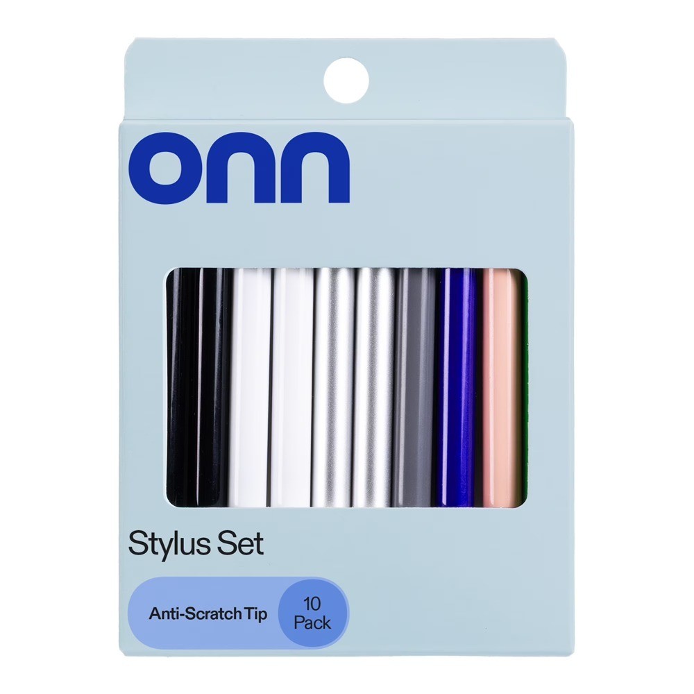 Stylus Set, 10 Pack, Assorted Colors