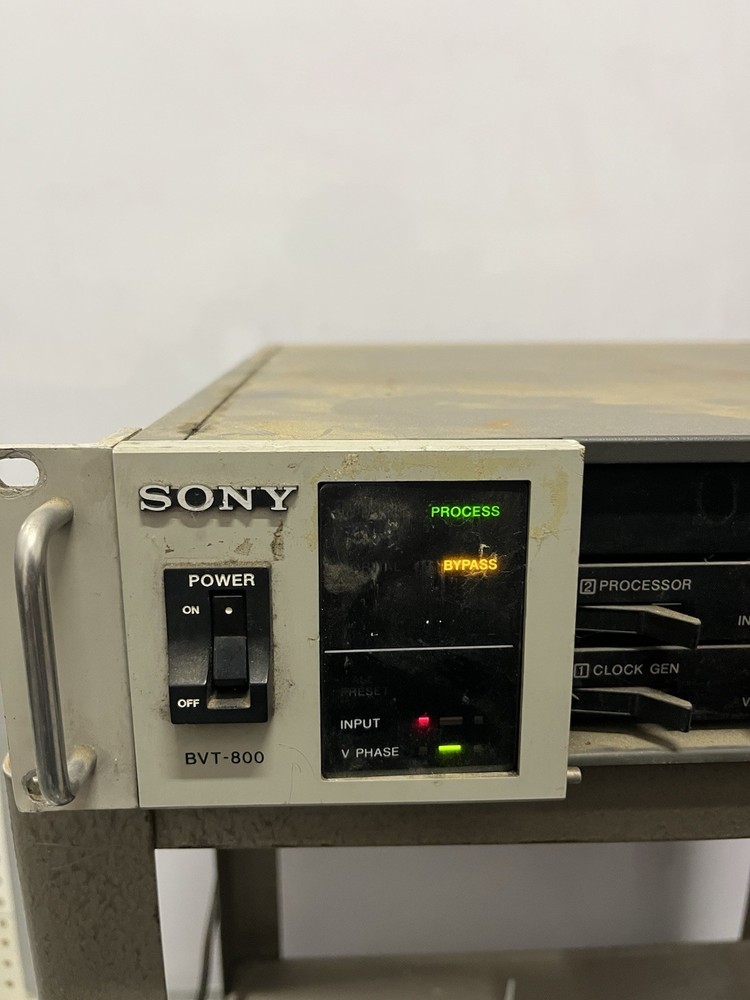 Sony BVT-800 Digital Time Base Corrector TBC Broadcast - Powers On