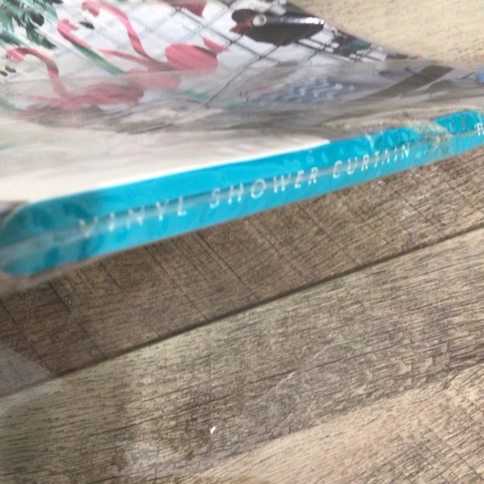 Vintage New “Flamingo Road” Shower Curtain 70x72 Vinyl