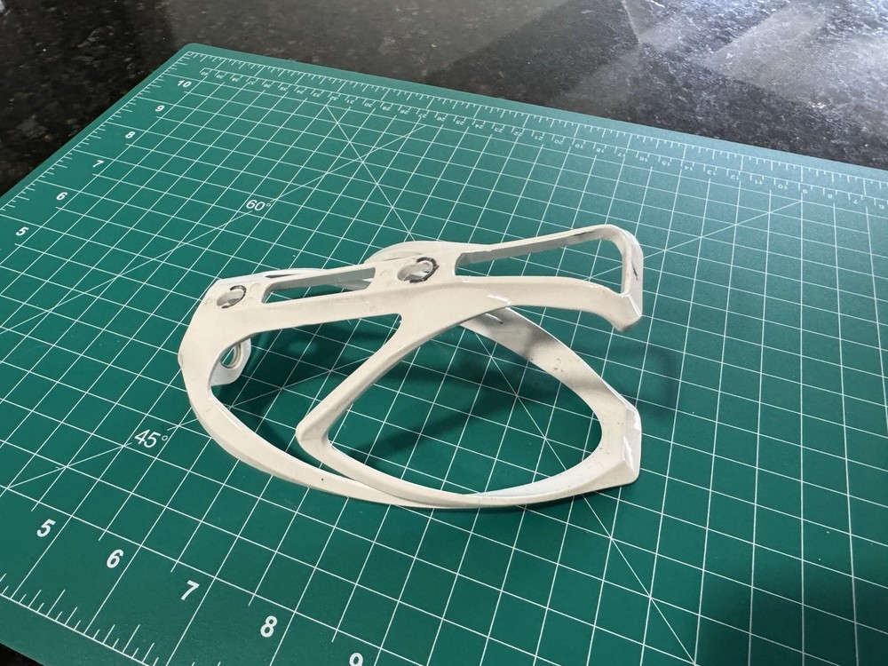 Specialized Rib Cage II Plastic Bottle Cage White Red