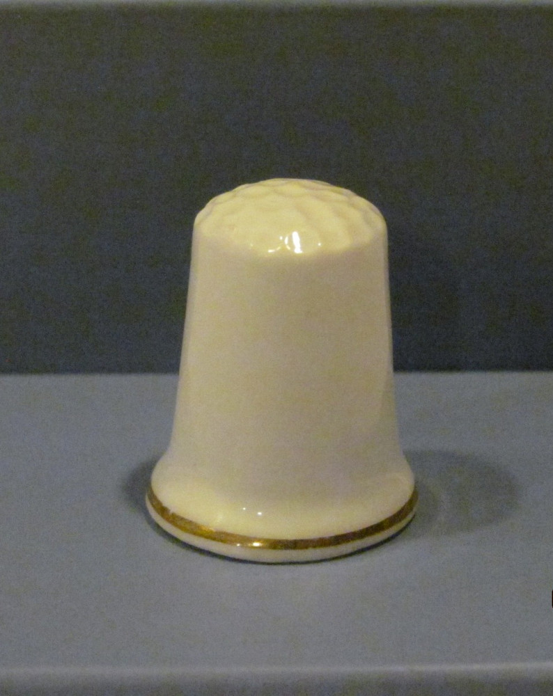 Vintage Bone China England Bird Thimble