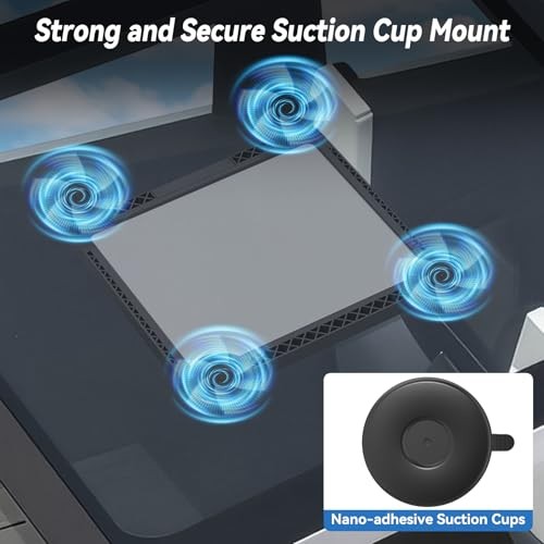 Starlink Mini Suction Cup Mount, Starlink Mini Mount with Quick-Release Design