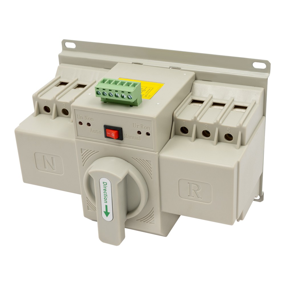 Automatic Double Power Switch Transfer Switch Screw Mounting Switch 110V AC 63A