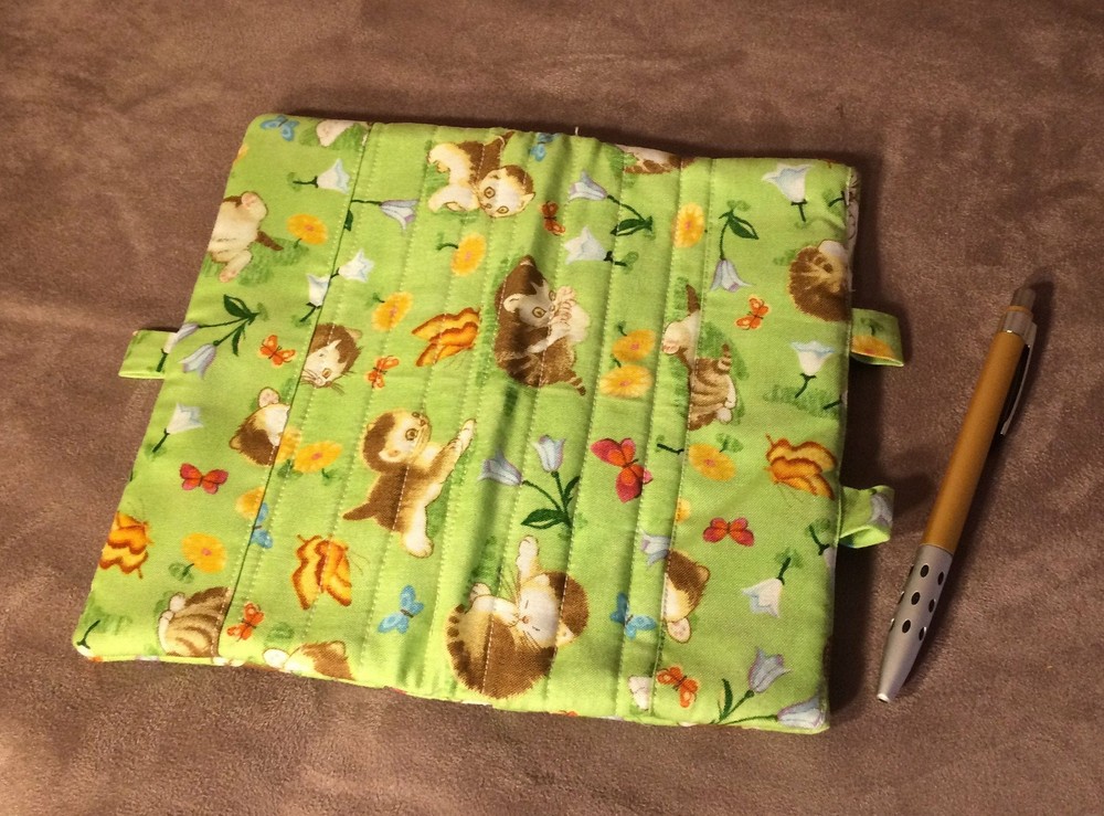 Quilted Fabric Checkbook Covers