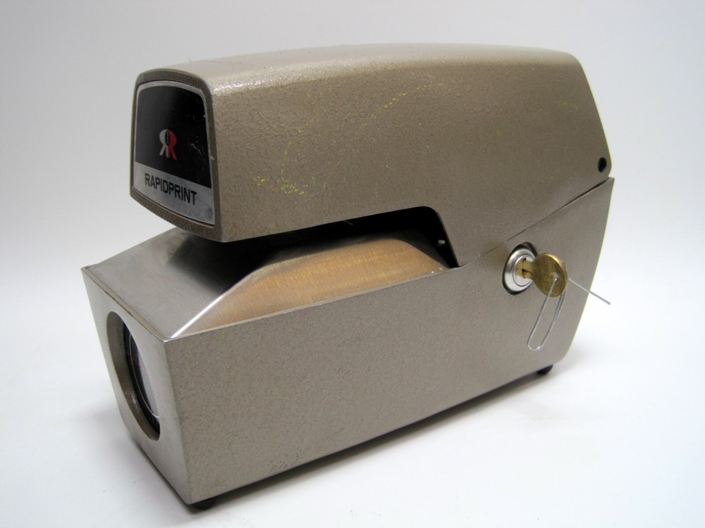 RapidPrint AR-E Electric Date Time Clock Stamp Machine With Key