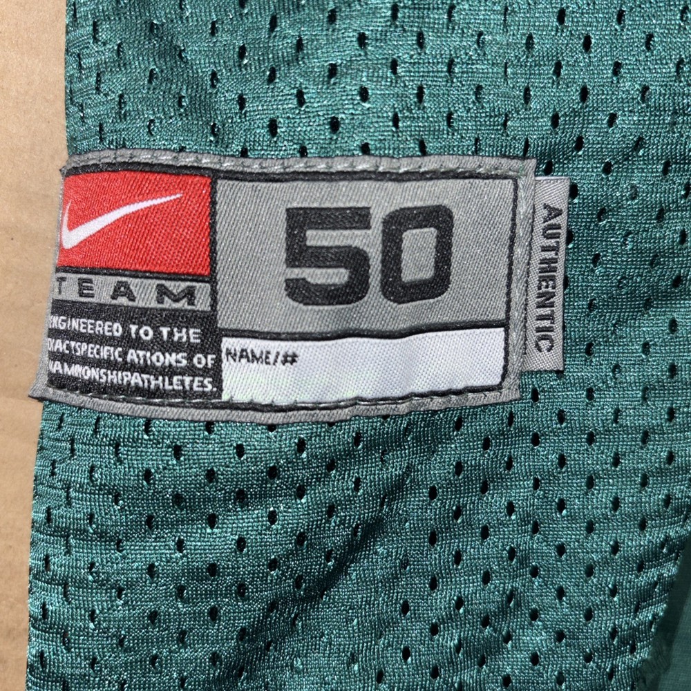 André Johnson Authentic green University Miami jersey Large size 50 excellent