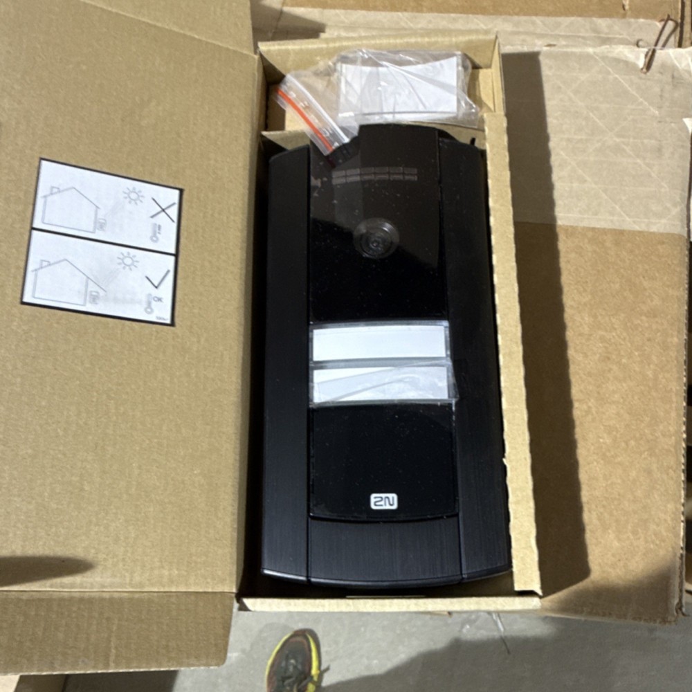 2N IP Base IP Intercom Main Unit with Camera Black Frame 9156111CB