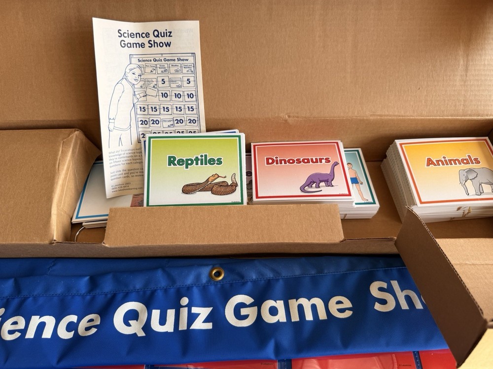 Lakeshore Science Quiz Game Show Wall Chart