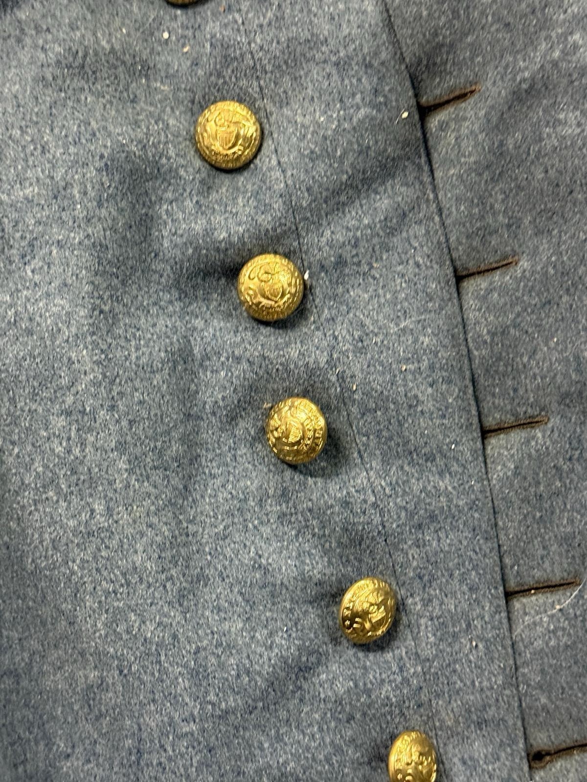 Id’d Lydecker, K Indian Wars National Guard Co. H 7th Regt. Frock Coat Jacket