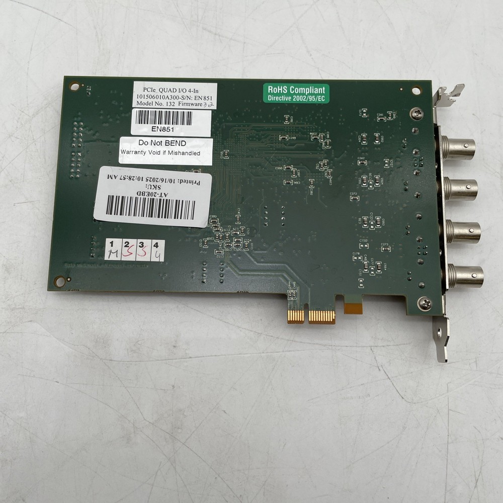 DVEO DVB Master PCIs Q I/O RoHS LS7665 REV 3