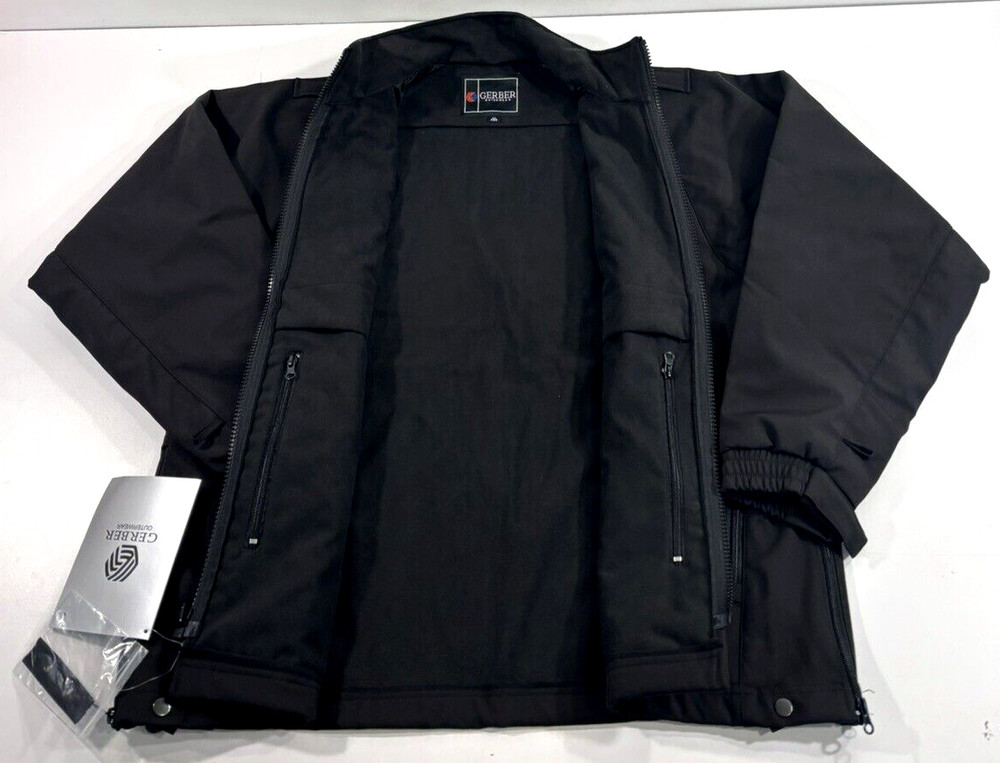 NWT XL REGULAR GERBER OUTERWEAR 51SX3 WARRIOR SOFTSHELL JACKET BLACK XL