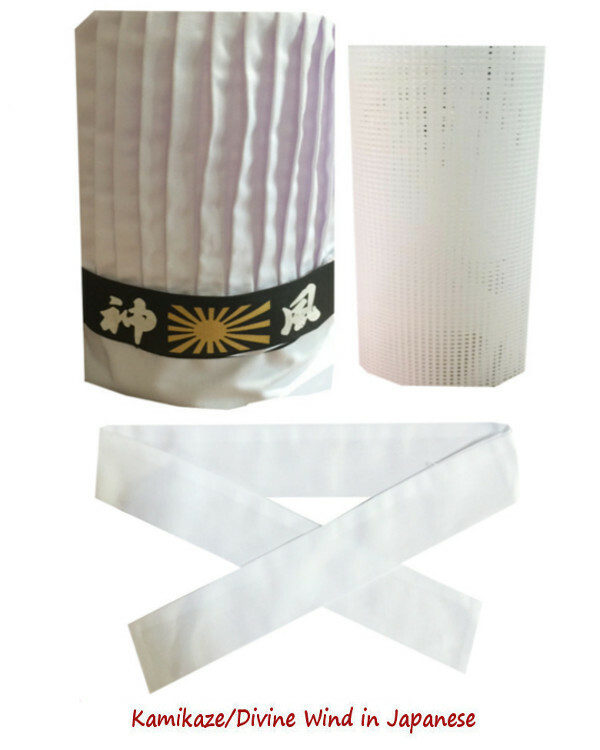 Divine Wind Hibachi Chef Tall Hat Set New 6 Colors, Free Shipping