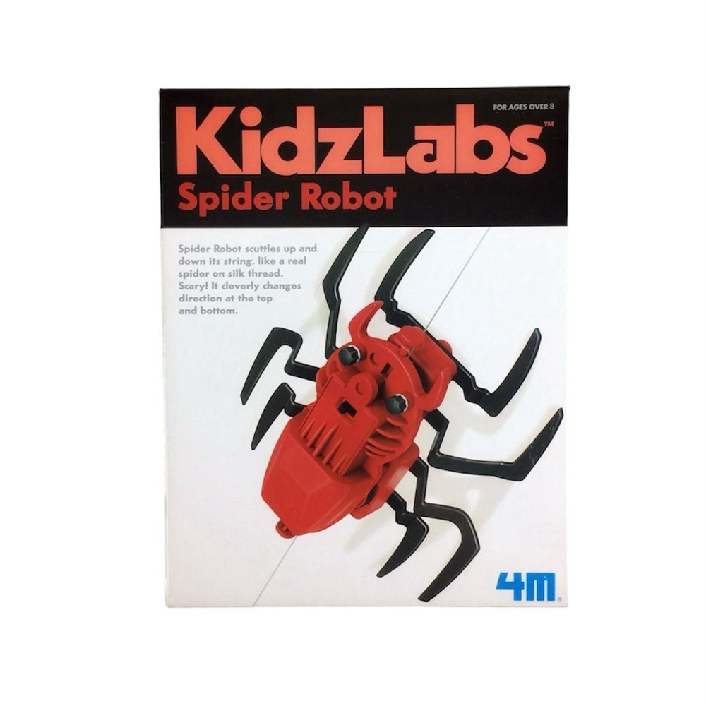 Spider Robot Building Kit Motor Powered Changes Directions Kidz Labs