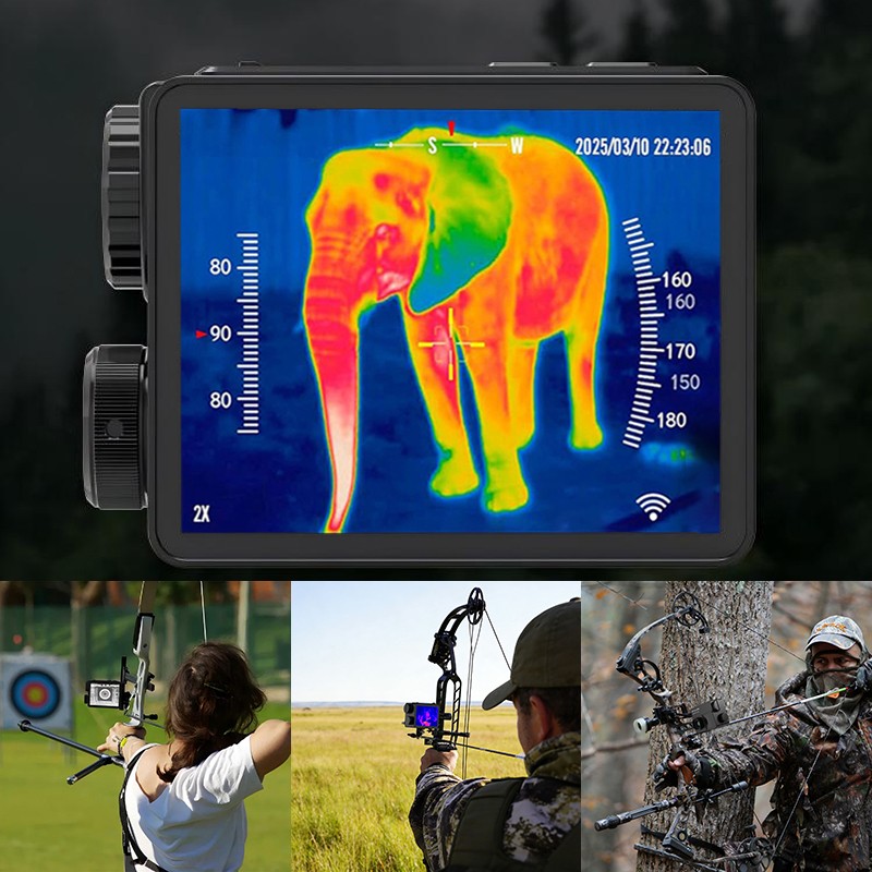 Bowsight Thermal Monocular with 600m Rangefinder Crossbow Scope