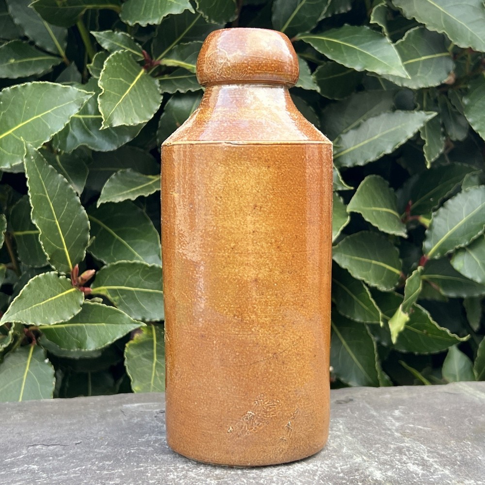 1d Ginger Beer Old Fashioned Stoneware Bottle Rustic Farmhouse Kitchen Décor