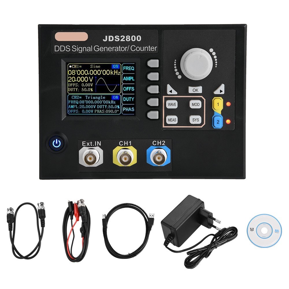 JDS2800 DDS Function Arbitrary Waveform Signal Generator Software(60MHz HZHZ