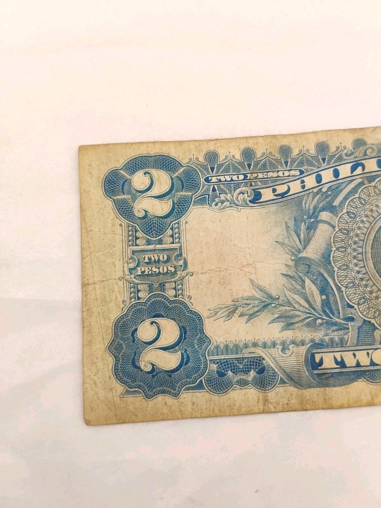 1936 Philippines Red Seal Two Pesos Note