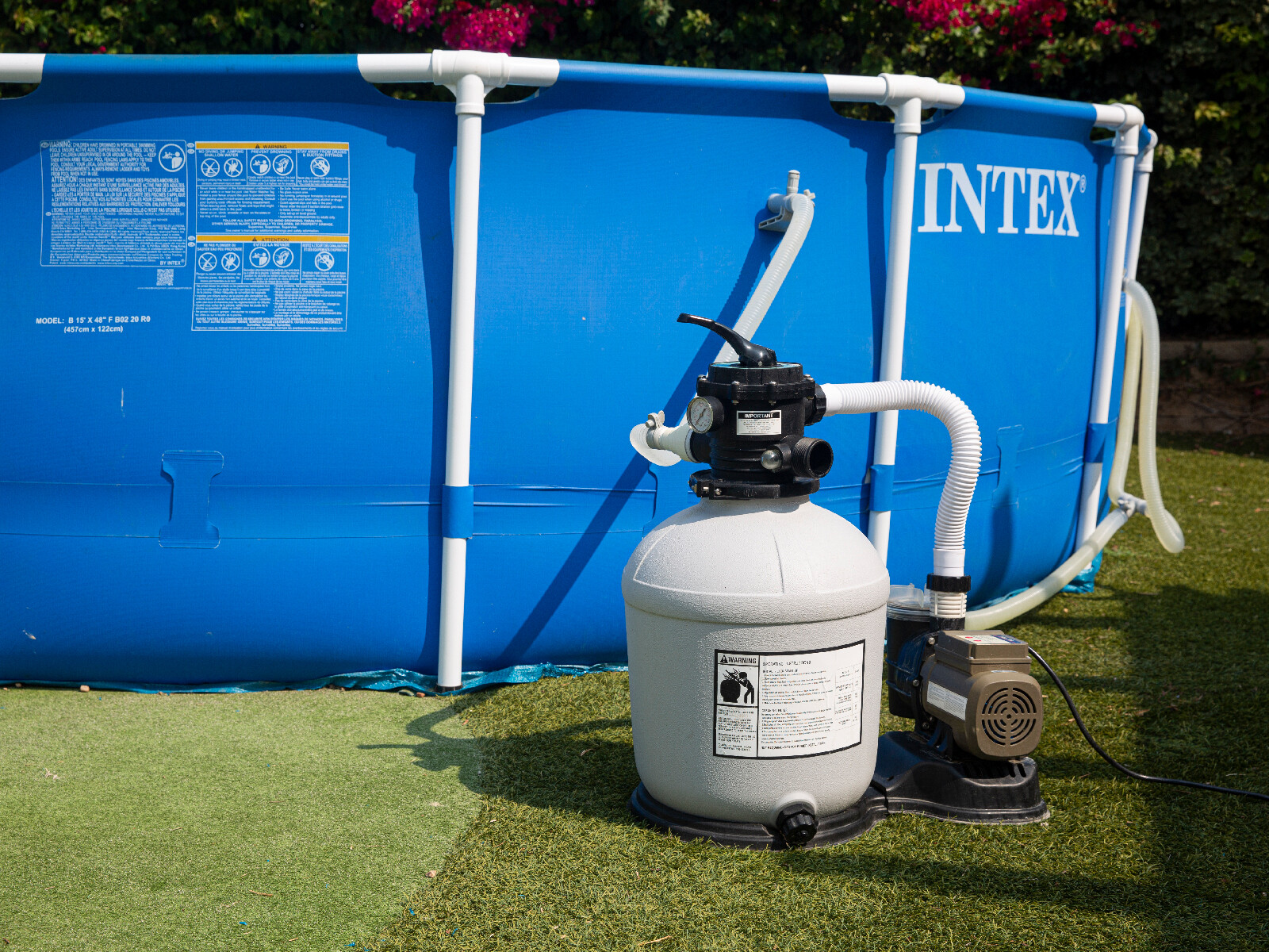 XtremepowerUS Above-Ground Pool 16" Sand Filter With 3100GPH 3/4hp Pool Pump Set