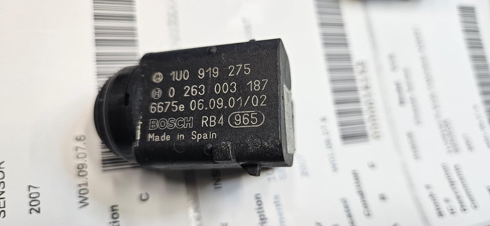 VOLKSWAGEN EOS Parking Assist Sensor 1U0 919 275
