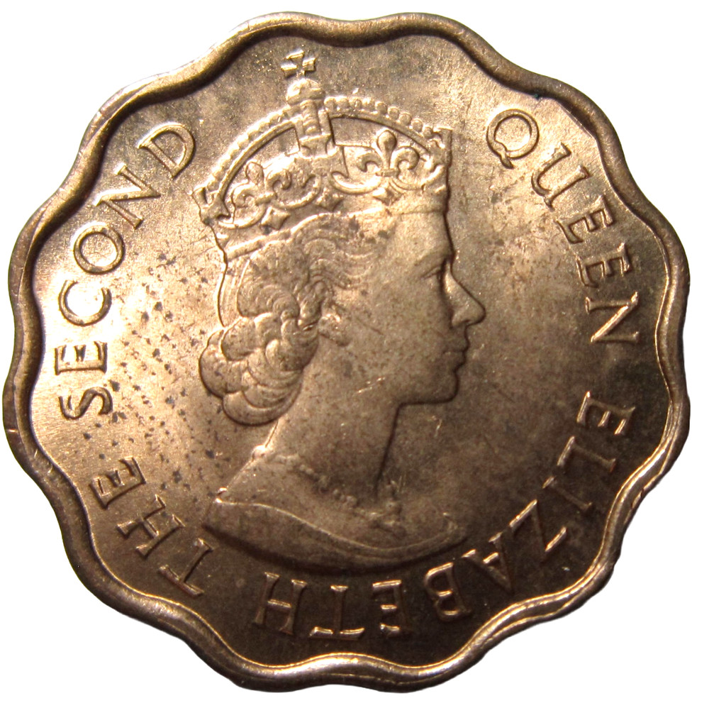 BRITISH HONDURAS.  1 CENT, 1965. QUEEN ELIZABETH II. UNCIRCULATED.