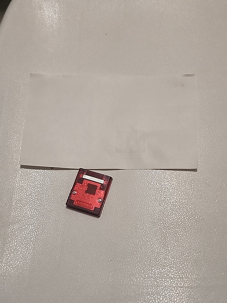Pokemon Box Ruby and Sapphire Gamecube USA Sticker Insert Only And Memory Card