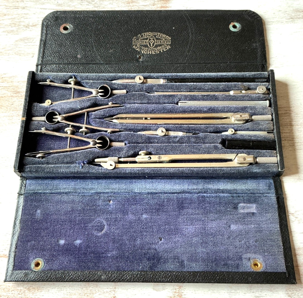 A.G. Thornton Ltd Techset Series Drawing Drafting Technical Instruments Set