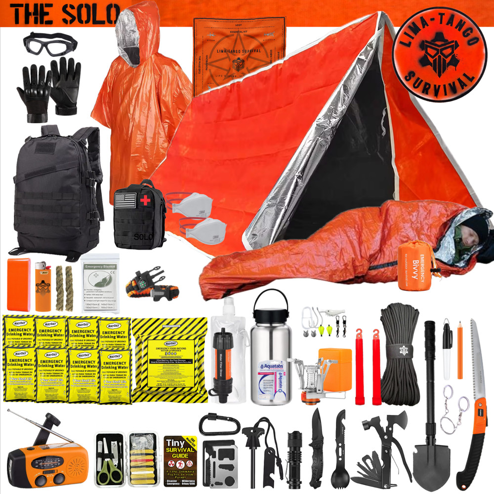 Emergency / Survival Kit / Bug Out Bag / Tactical Backpack / First Aid Kit