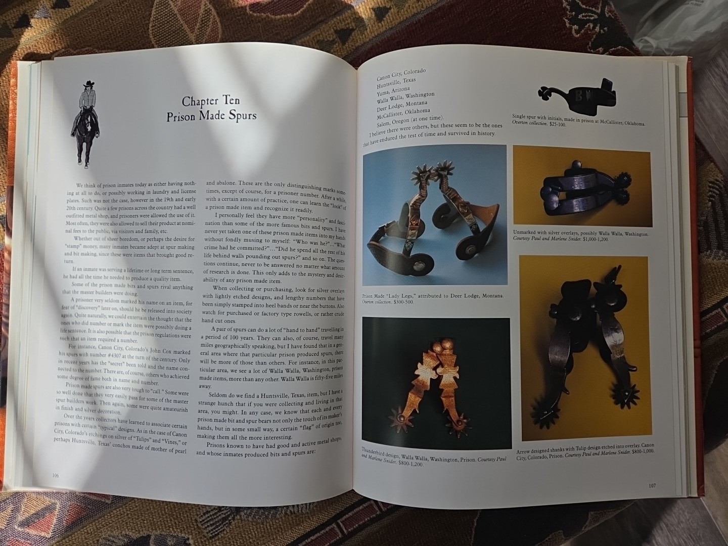 Cowboy Bits and Spurs Joice I. Overton Schiffer Book for Collectors