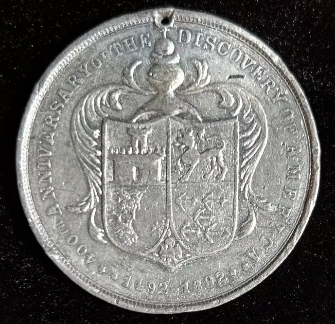 1492-1892 Discovery of America Christopher Columbus Bust So-Called Dollar HK-231