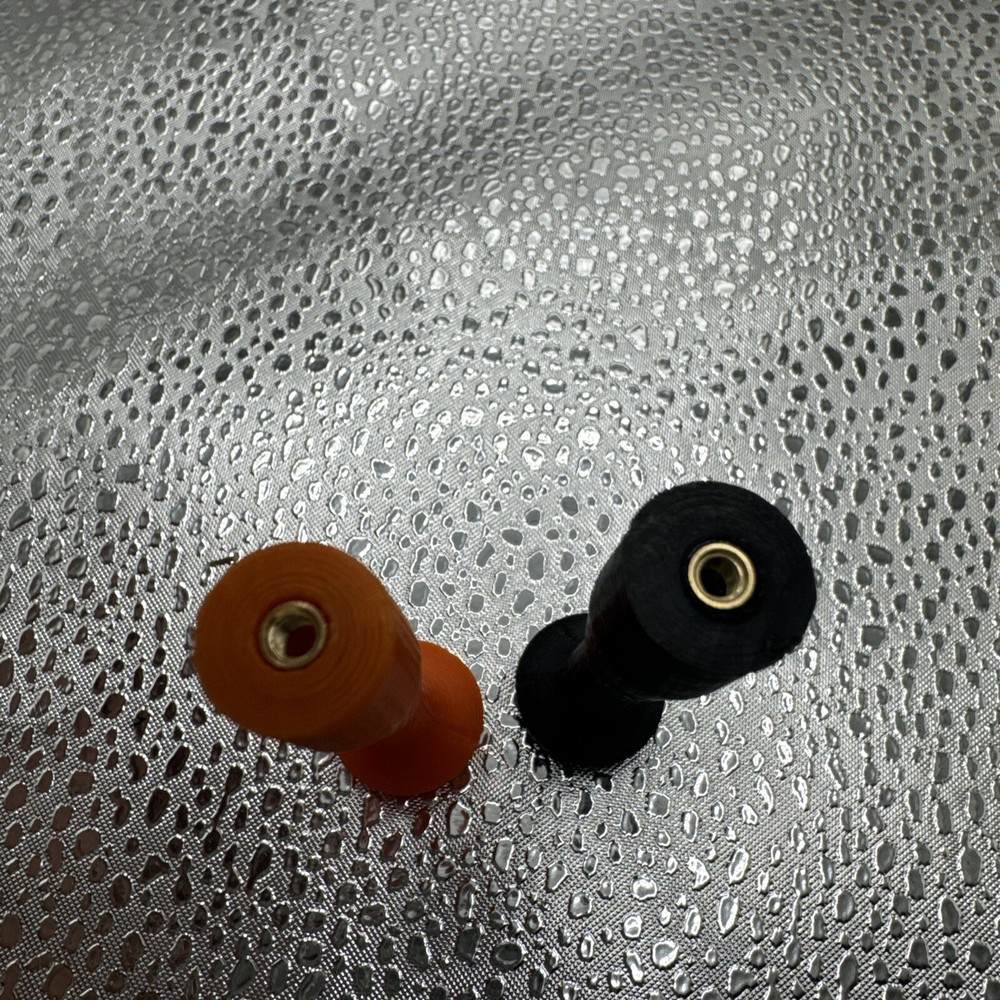 KTM Light Extended Knob. 1 Black & 1 Orange. 4M Screw Size. Version 2