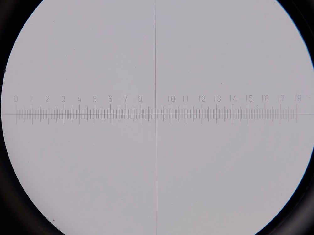 Eyepiece micrometer 8x for microscope MBS 9 and MBS 10
