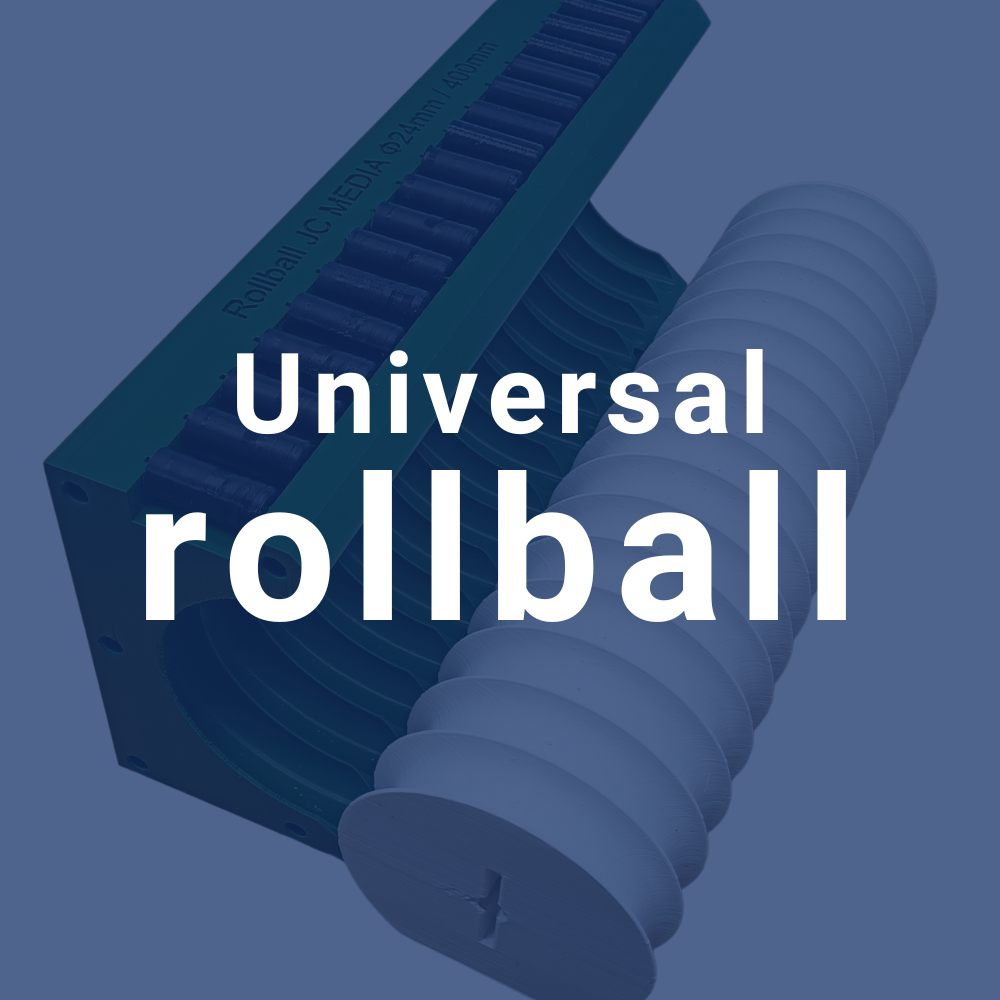 Rollball UNI and replaceable kits - motorized universal boilie boilies machine