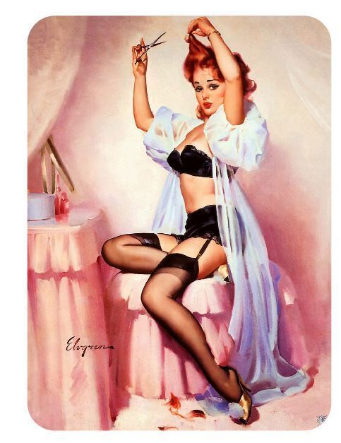 Pinup Girl Sticker Decal