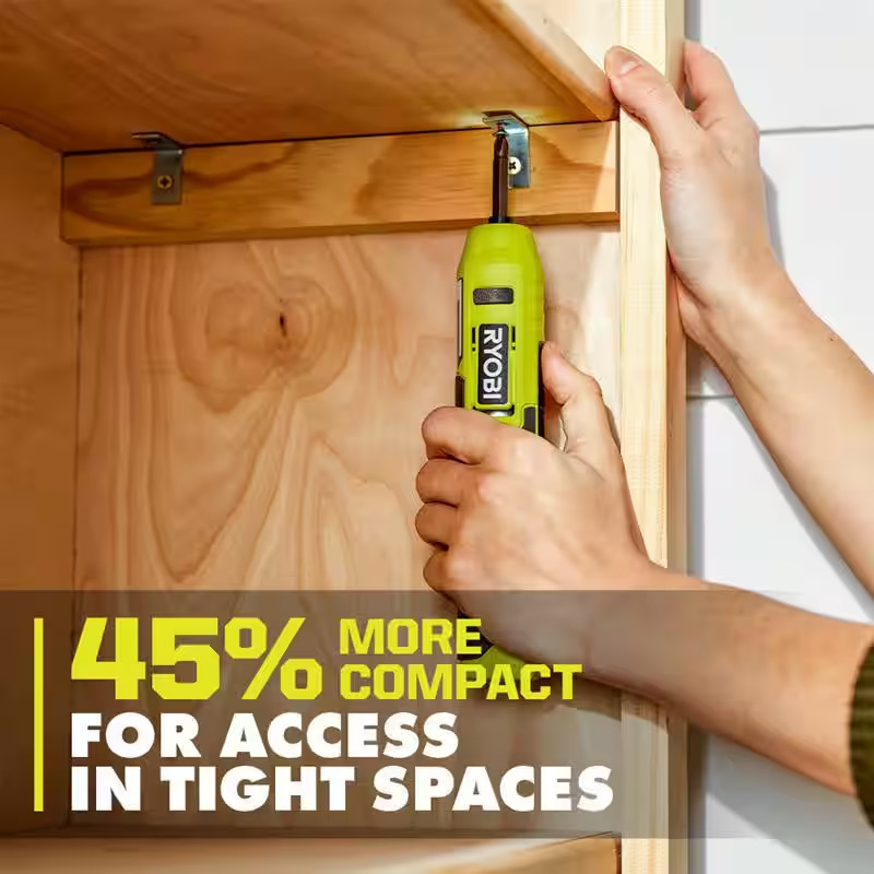 Ryobi 4V Cordless 1 4 in Screwdriver