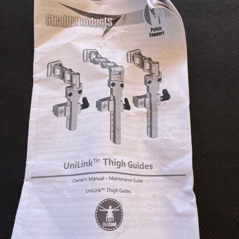 Positioning Component Unilink Pelvic/Thigh Guide 7” Hardware And Quantum