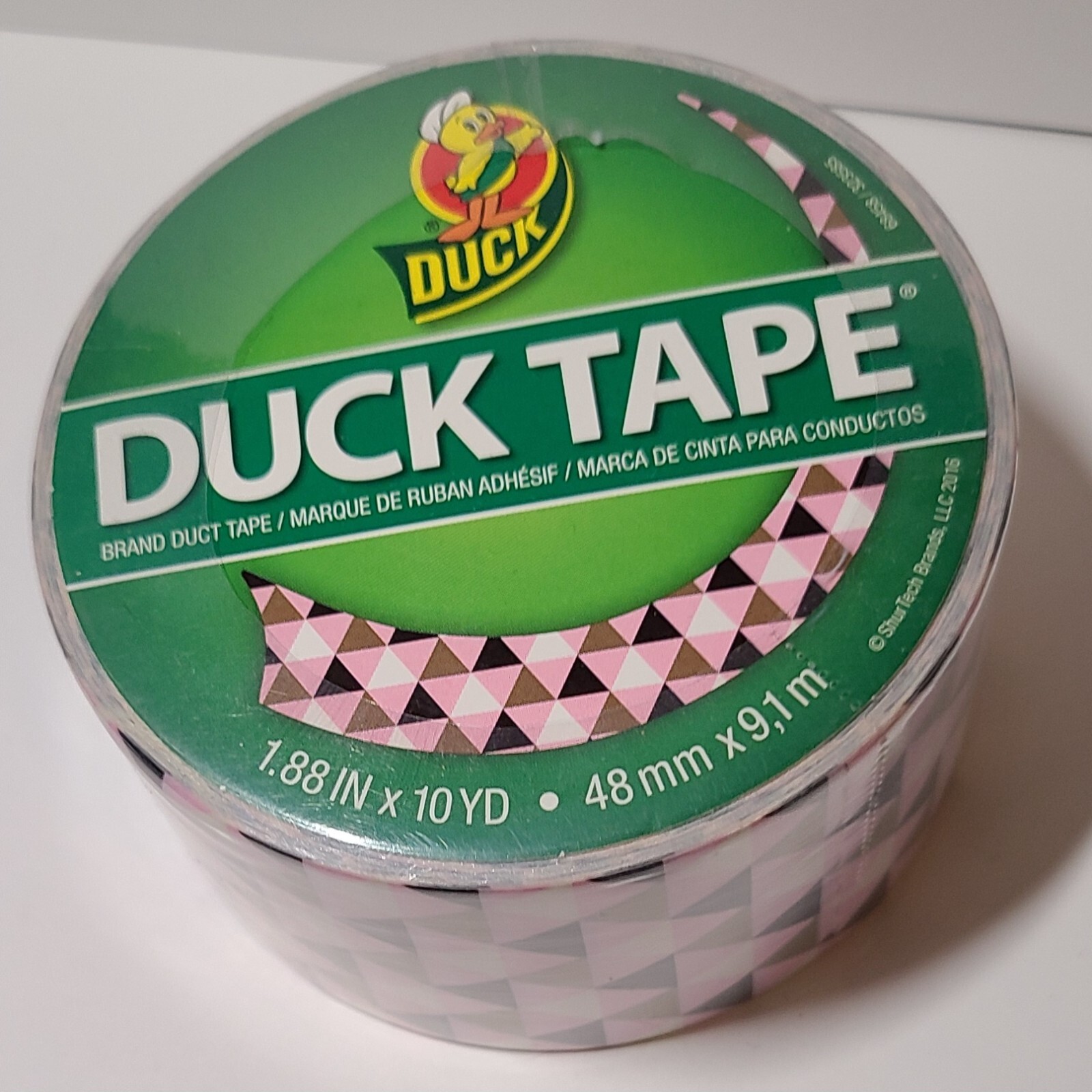 Metallic Pyramid duct tape roll Duck Brand NIP 1.88" x 10 yd DISCONTINUED