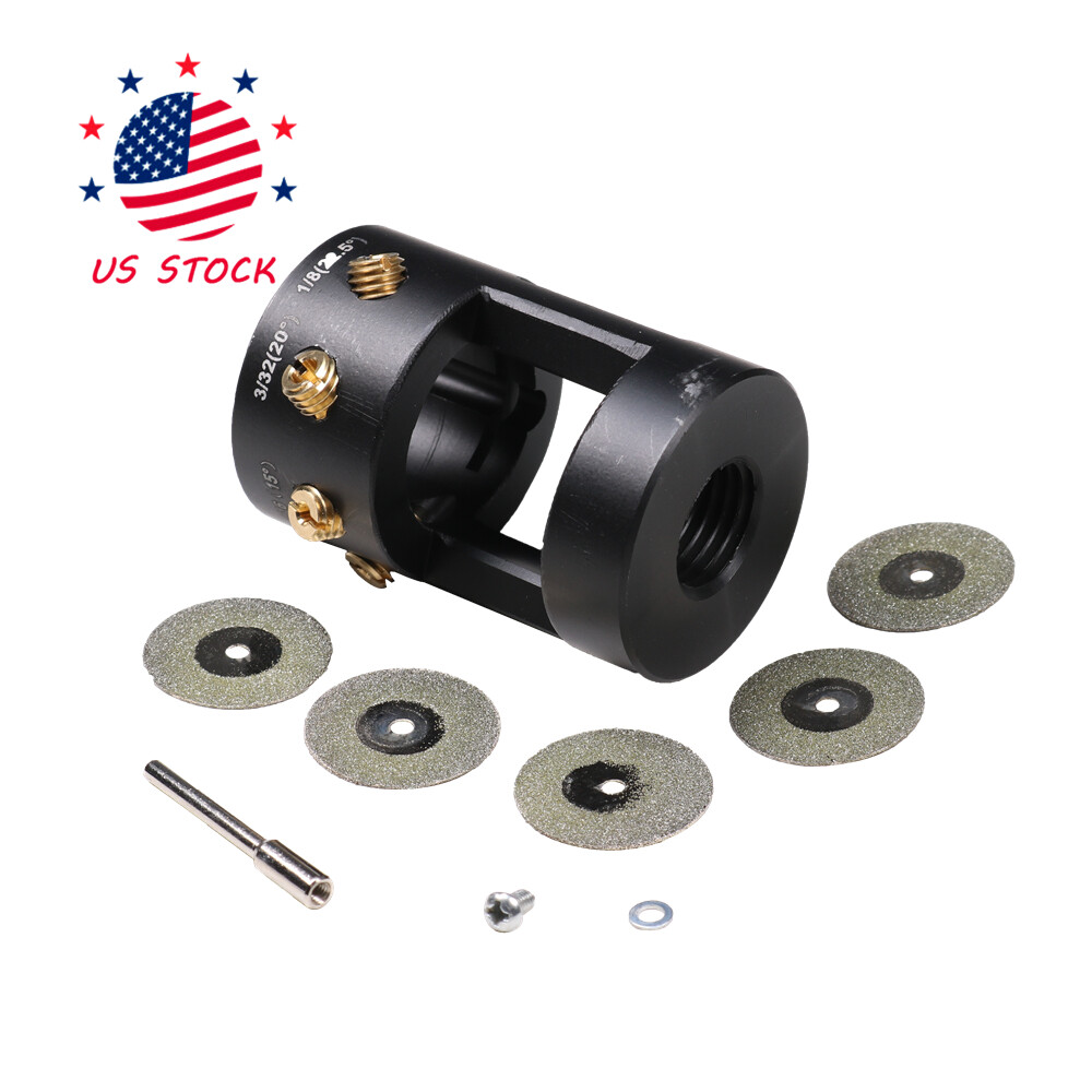 Tungsten Grinder For TIG Welding W/ Sharpener Multi-Angle And Offsets Head Tool